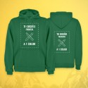 SUDADERA PAELLAS ONTINYENT CAPUCHA PERSONALIZADA A 2 CARAS Y 1 COLOR