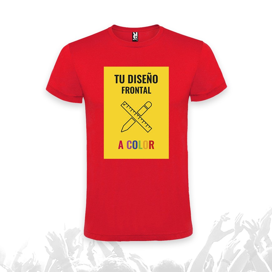 CAMISETA BÁSICA PAELLAS ALICANTE PERSONALIZADA A 1 CARA Y A TODO COLOR