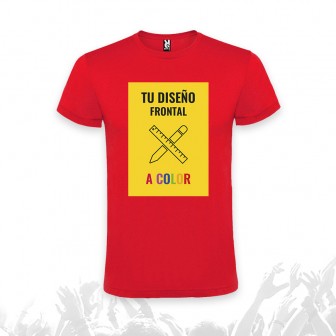 CAMISETA BÁSICA PAELLAS VALENCIA PERSONALIZADA A 1 CARA Y A TODO COLOR