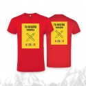 CAMISETA BÁSICA PAELLAS UNIVERSITARIAS PERSONALIZADA A 2 CARAS Y A TODO COLOR