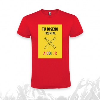 CAMISETA BÁSICA UNISEX DESPEDIDAS PERSONALIZADA A 1 CARA Y A TODO COLOR
